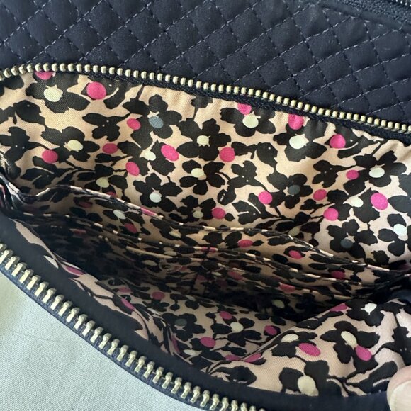 Vera Bradley Iconic RFID Navy Blue Quilted Crossbody LIKE NEW - Picture 3 of 7